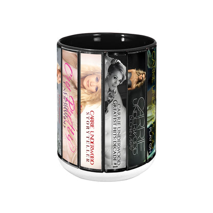 Carrie Underwood Albums Cassette Collection Retro Accent Mug