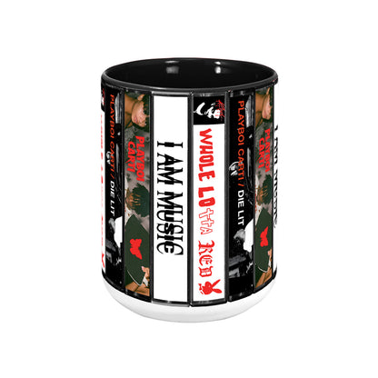Playboi Carti Albums Cassette Collection Retro Accent Mug