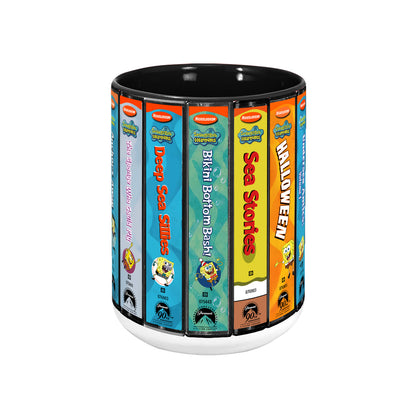 VHS Tape SpongeBob SquarePants Nostalgic Movies Mug