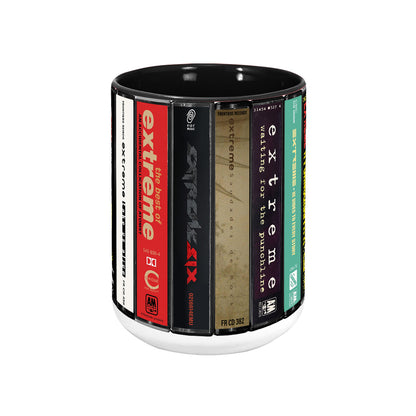 Extreme Albums Cassette Collection Retro Accent Mug