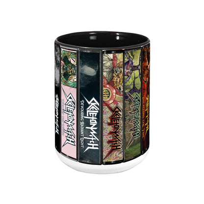 Skeletonwitch Albums Cassette Collection Retro Accent Mug
