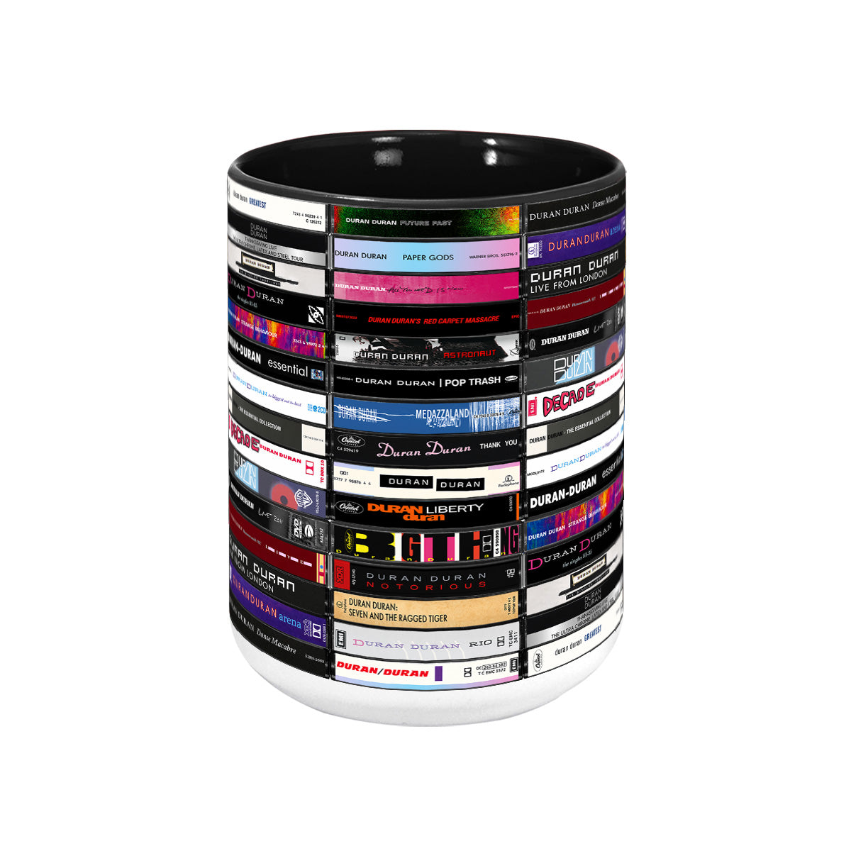 Duran Duran Albums Cassette Retro Collection Accent Mug - Extended Version