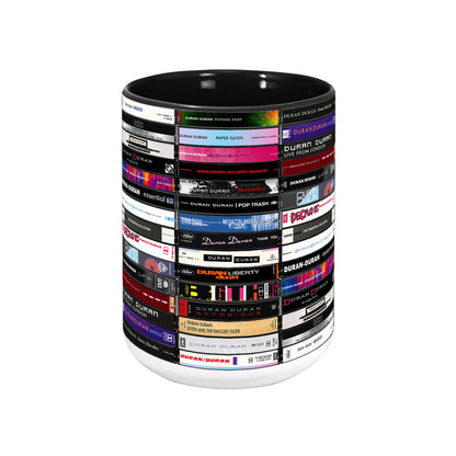 Duran Duran Albums Cassette Retro Collection Accent Mug - Extended Version