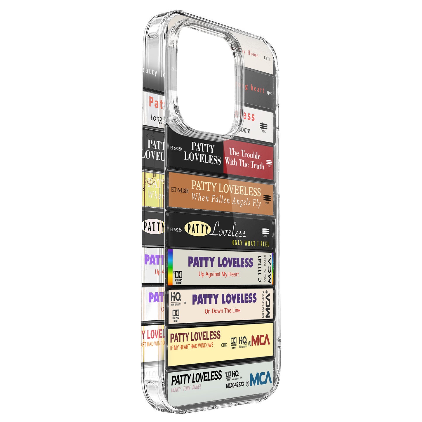 Patty Loveless Albums Cassette Collection Retro Phone Case