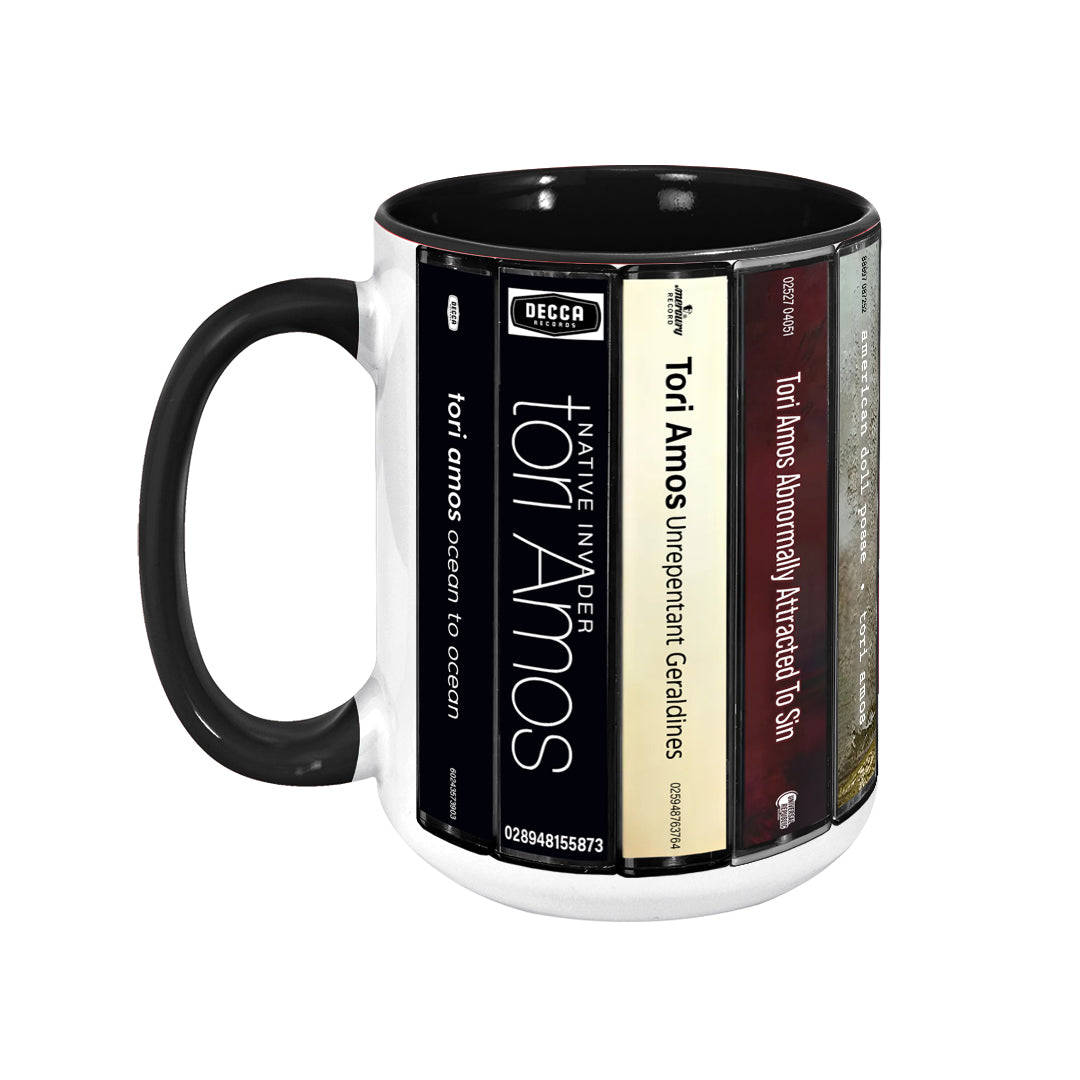 Tori Amos Albums Cassette Retro Collection Accent Mug