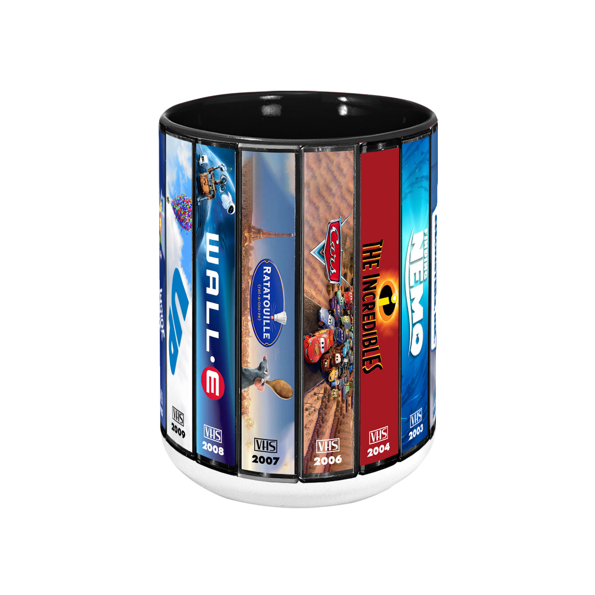 Pixar VHS Movies Collection Accent Mug