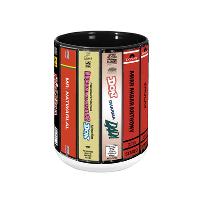 Bollywood Movie Collection Retro Accent Mug