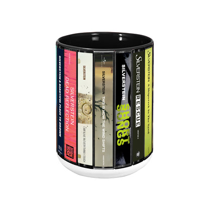 Silverstein Albums Cassette Collection Retro Accent Mug