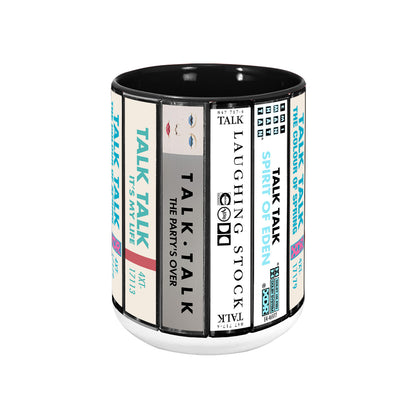 Talk Talk Albums Cassette Collection Retro Accent Mug