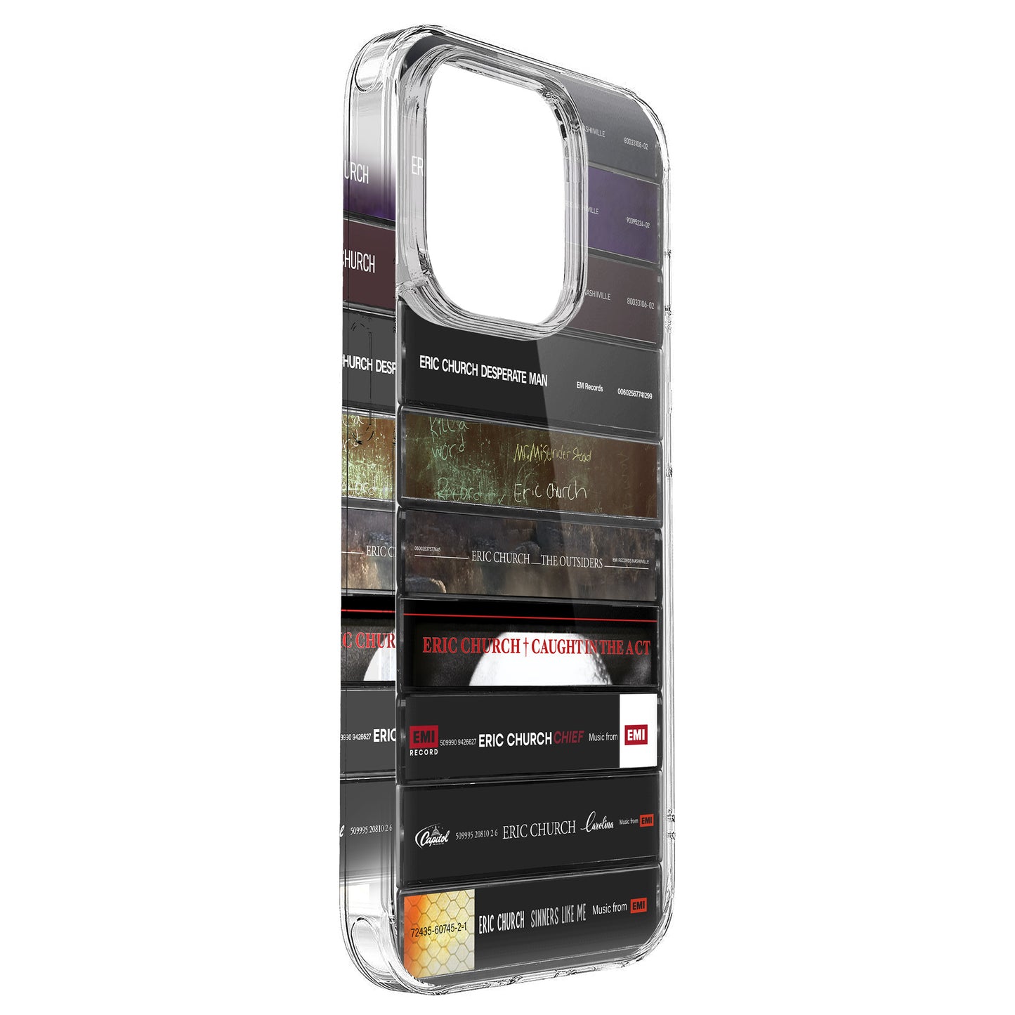 Eric Church Albums Cassette Collection Retro Phone Case