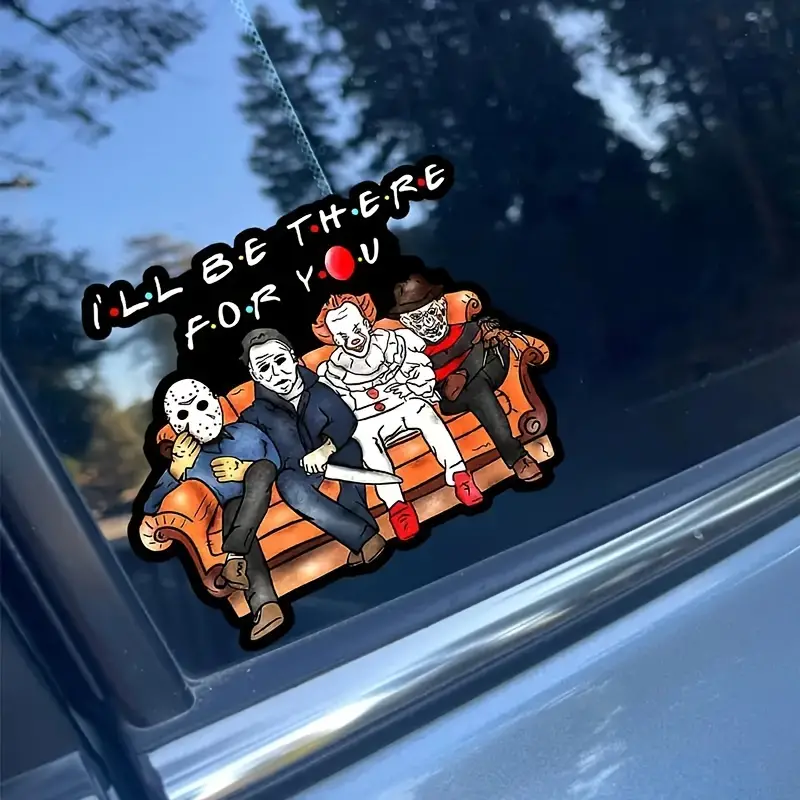 Halloween Horror Slasher Villains Friends Vinyl Decal Decorations