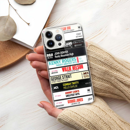 Classic Country Music Albums Cassette Collection Retro MagSafe Phone Case