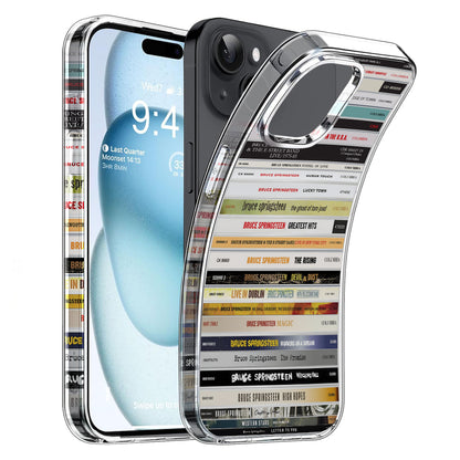 Bruce Springsteen Albums CD Collection Retro Phone Case