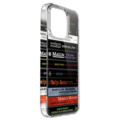 Marilyn Manson Albums Cassette Collection Retro Phone Case