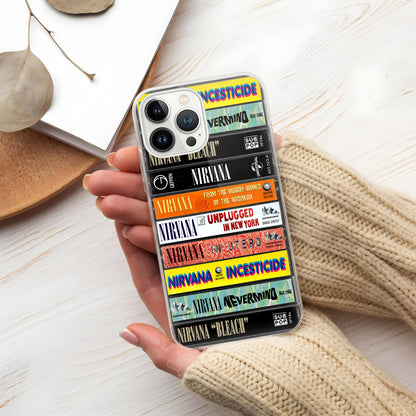 Nirvana Albums Cassette Collection Retro Phone Case – MTervoDesign Nirvana Albums Cassette Collection Retro Phone Case – MTervoDesign