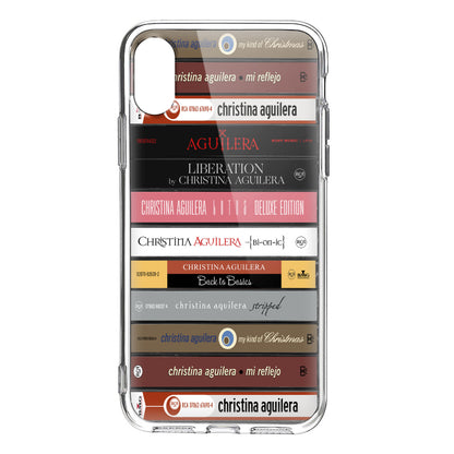 Christina Aguilera Albums Cassette Collection Retro Phone Case