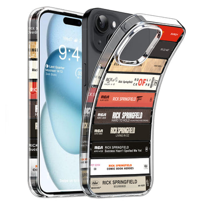 Rick Springfield Albums Cassette Collection Retro Phone Case