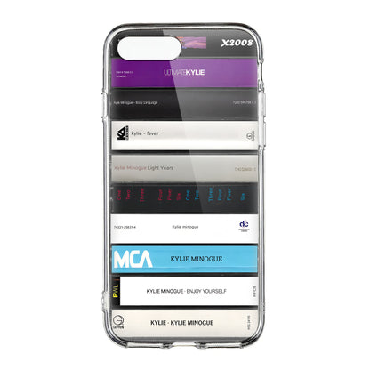 Kylie Minogue Albums Cassette Collection Retro Phone Case