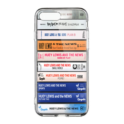 Huey Lewis Albums Cassette Collection Retro Phone Case