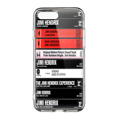 Jimi Hendrix Albums Cassette Collection Retro Phone Case