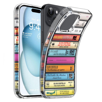 Elvis Costello Albums Cassette Collection Retro Phone Case