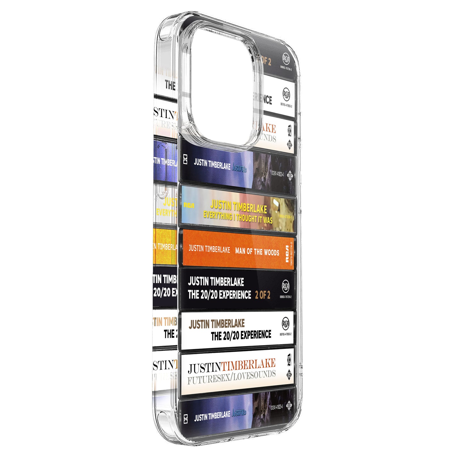 Justin Timberlake Albums Cassette Collection Retro Phone Case