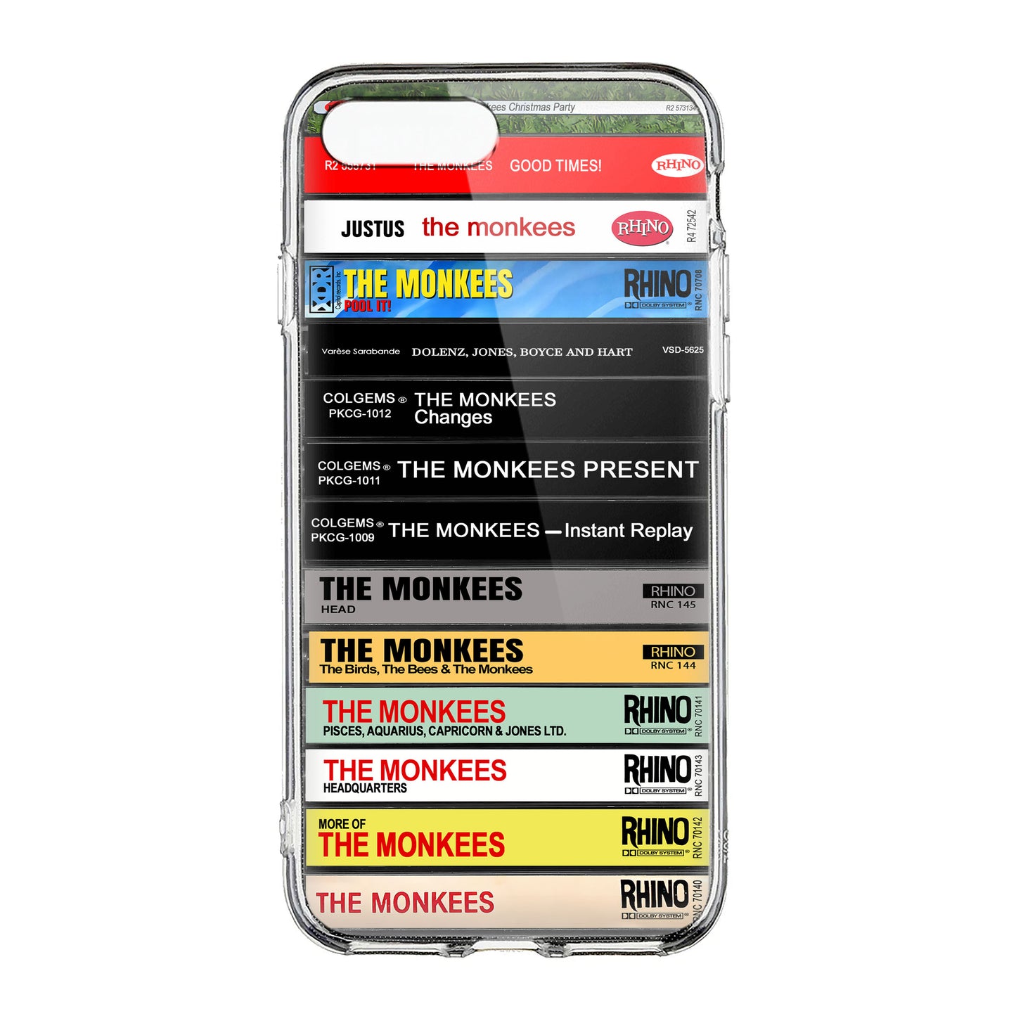 The Monkees Albums Cassette Collection Retro Phone Case