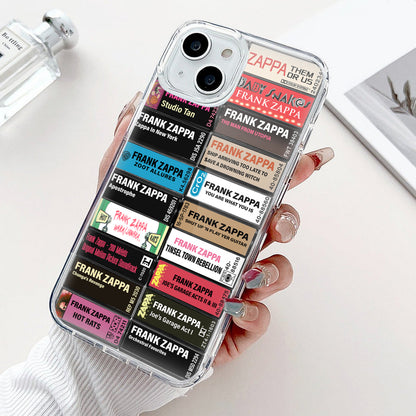 Frank Zappa Albums Cassette Collection Retro Phone Case