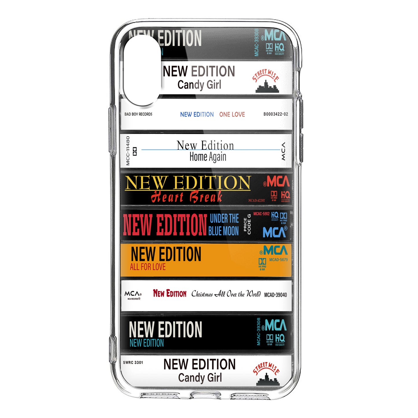 New Edition Albums Cassette Collection Retro Phone Case