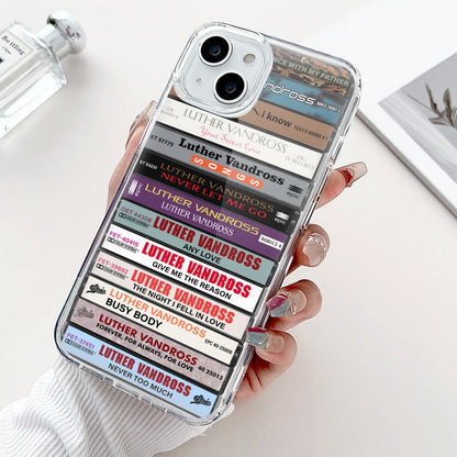Luther Vandross Albums Cassette Collection Retro Phone Case