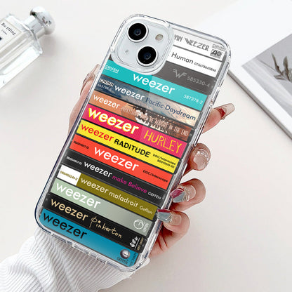 Weezer Albums Cassette Collection Retro Phone Case