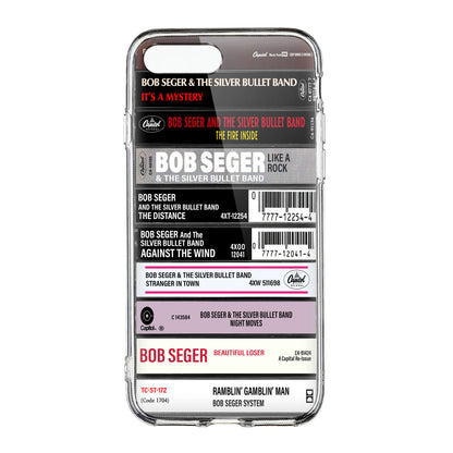 Bob Seger Albums Cassette Collection Retro Phone Case