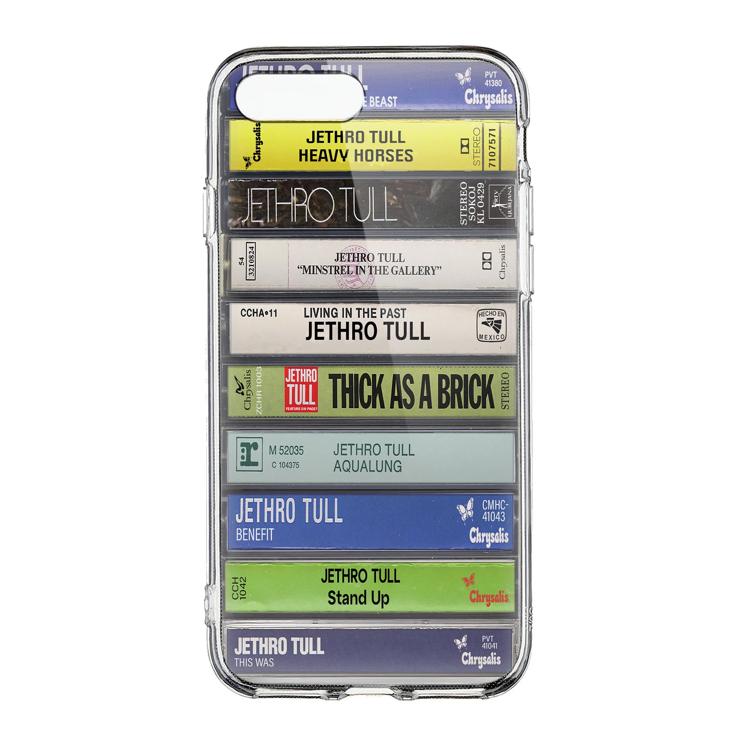 Jethro Tull Albums Cassette Collection Retro Phone Case
