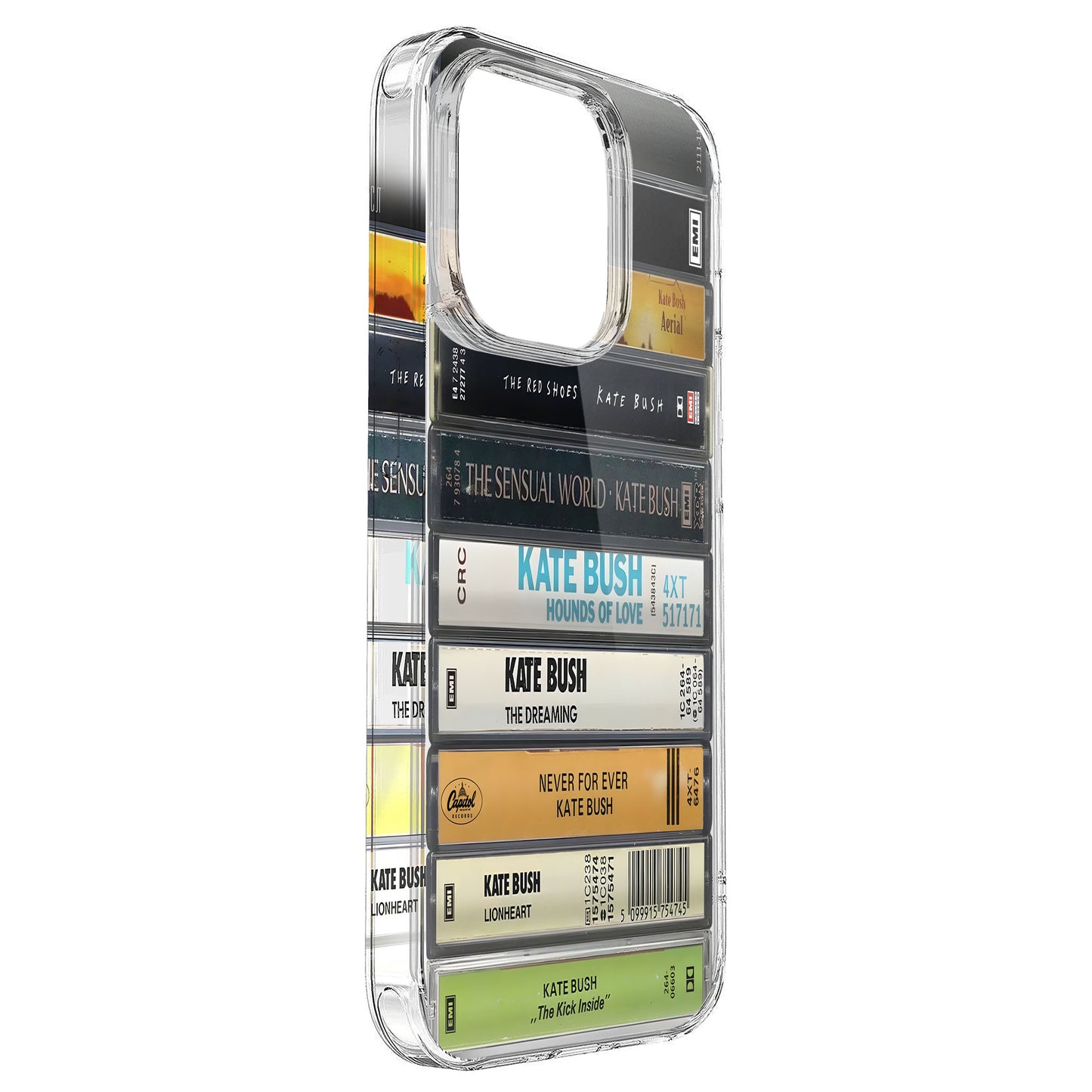 Kate Bush Albums Cassette Collection Retro Phone Case