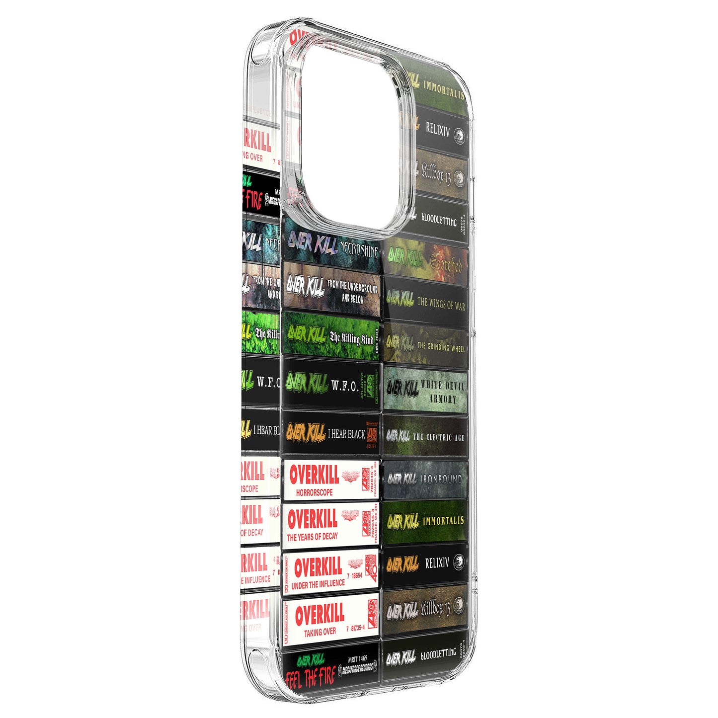 Overkill Albums Cassette Collection Retro Phone Case