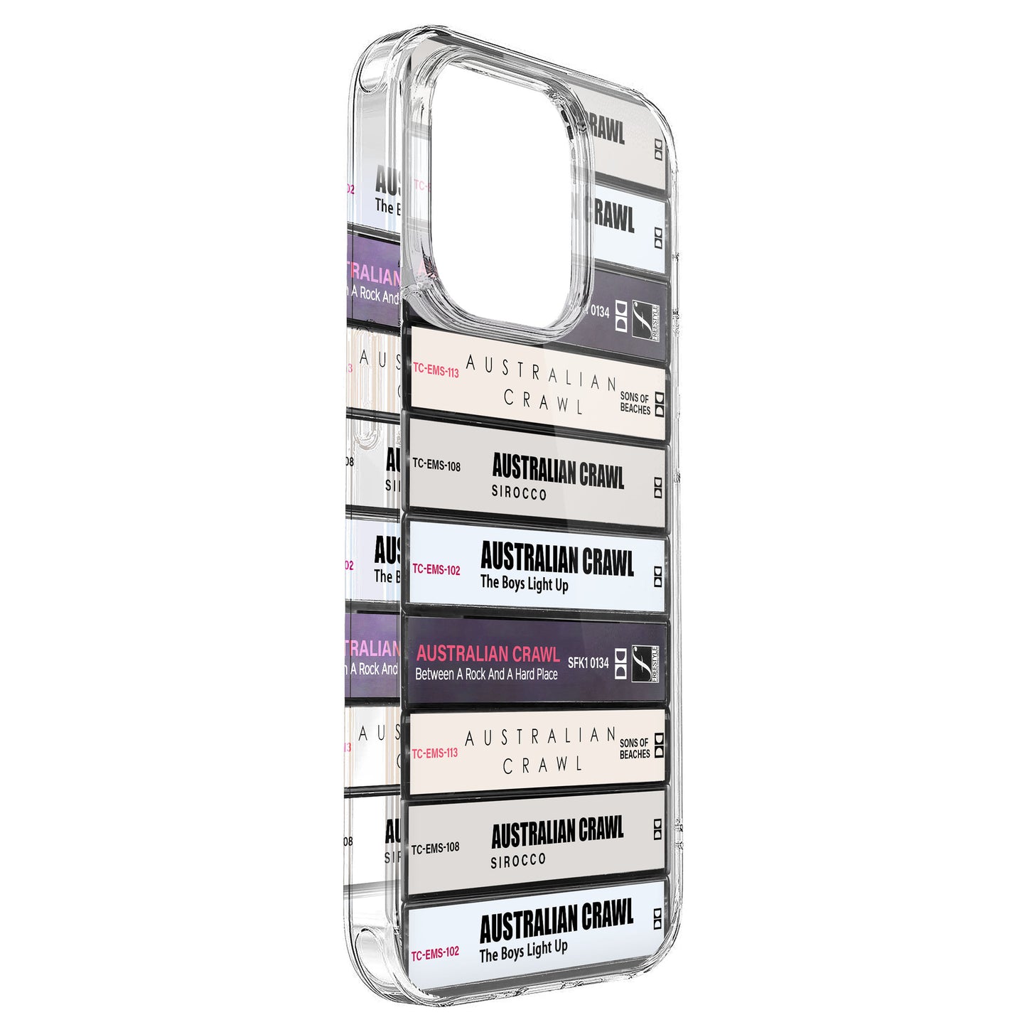 Australian Crawl Albums Cassette Collection Retro Phone Case