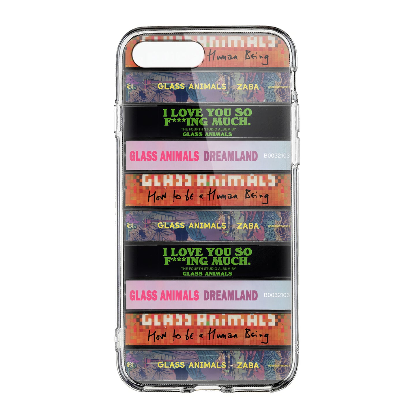Glass Animals Albums Cassette Collection Retro Phone Case