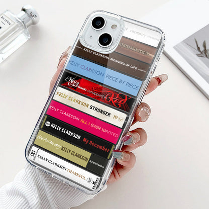 Kelly Clarkson Albums Cassette Collection Retro Phone Case