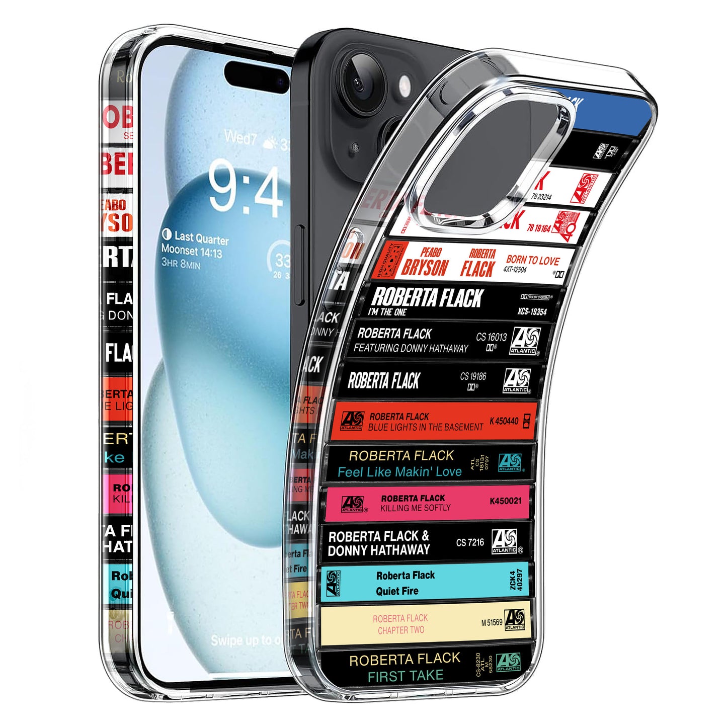 Roberta Flack Albums Cassette Collection Retro Phone Case