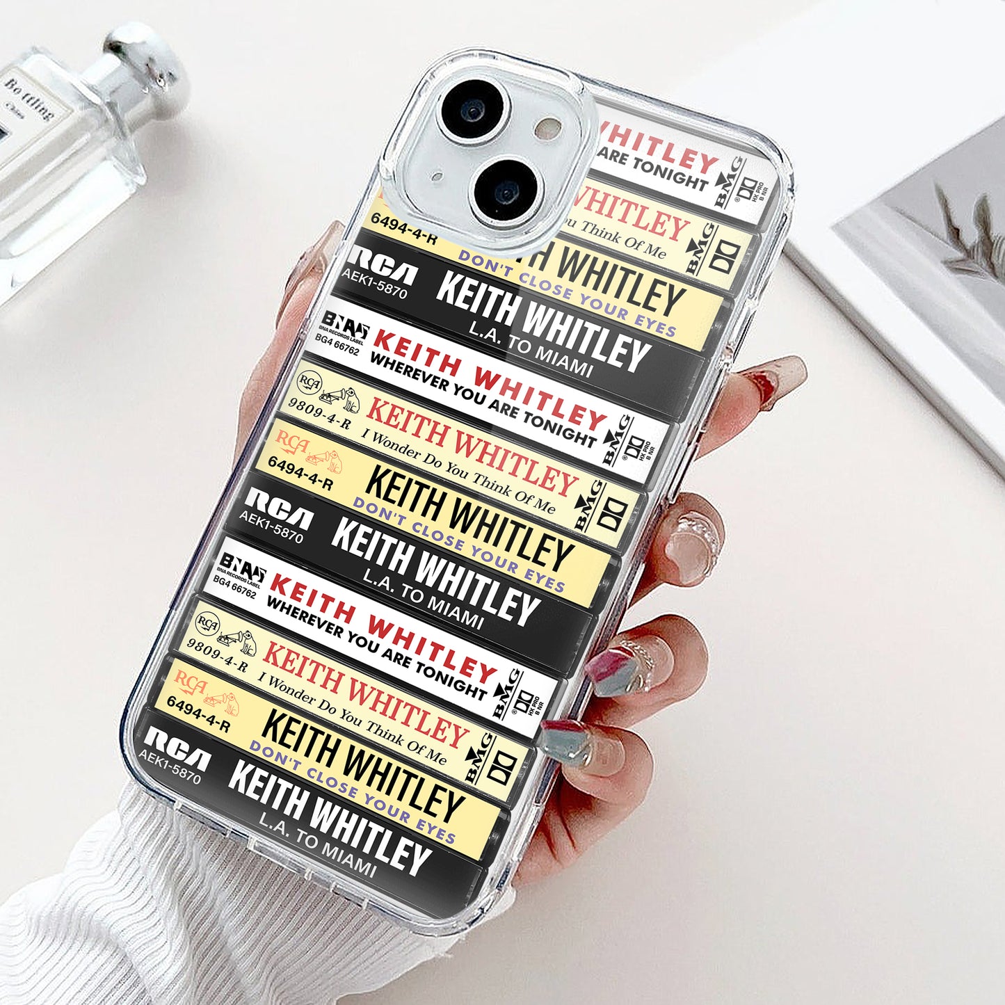 Keith Whitley Albums Cassette Collection Retro Phone Case