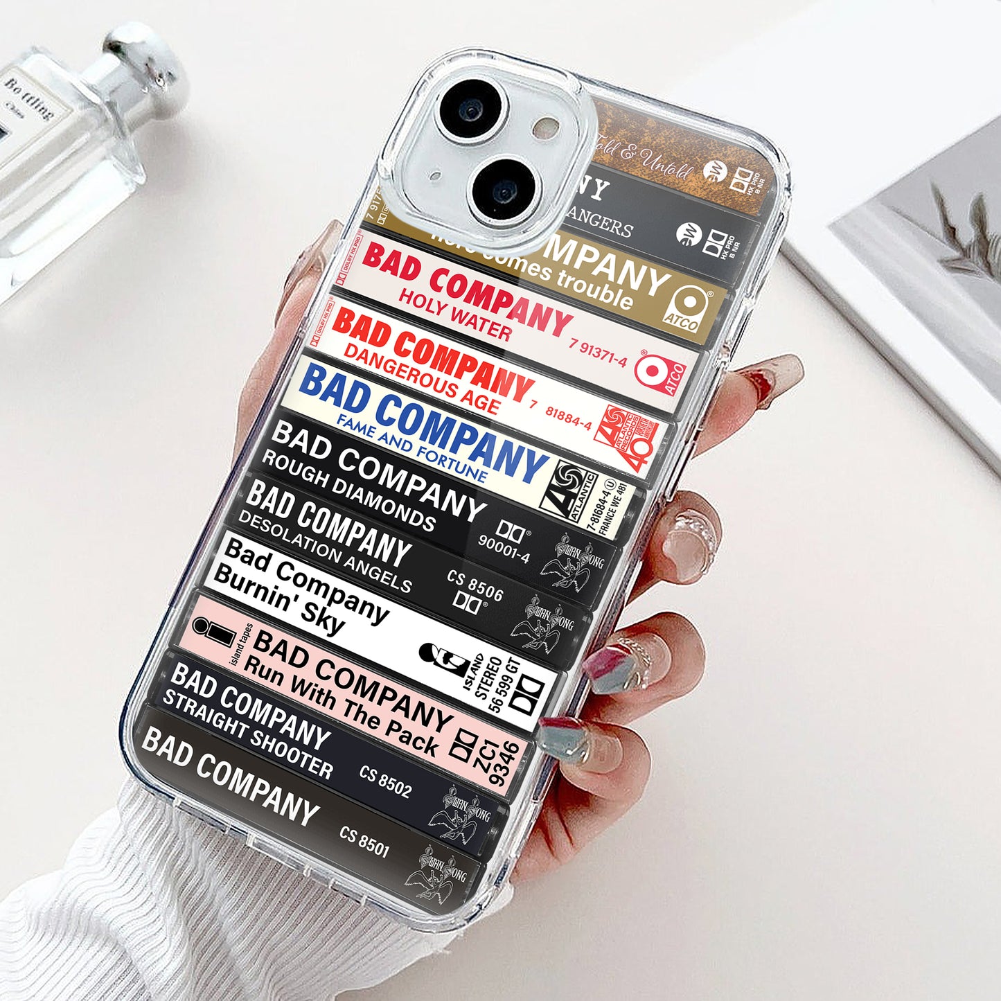Bad Company Albums Cassette Collection Retro Phone Case