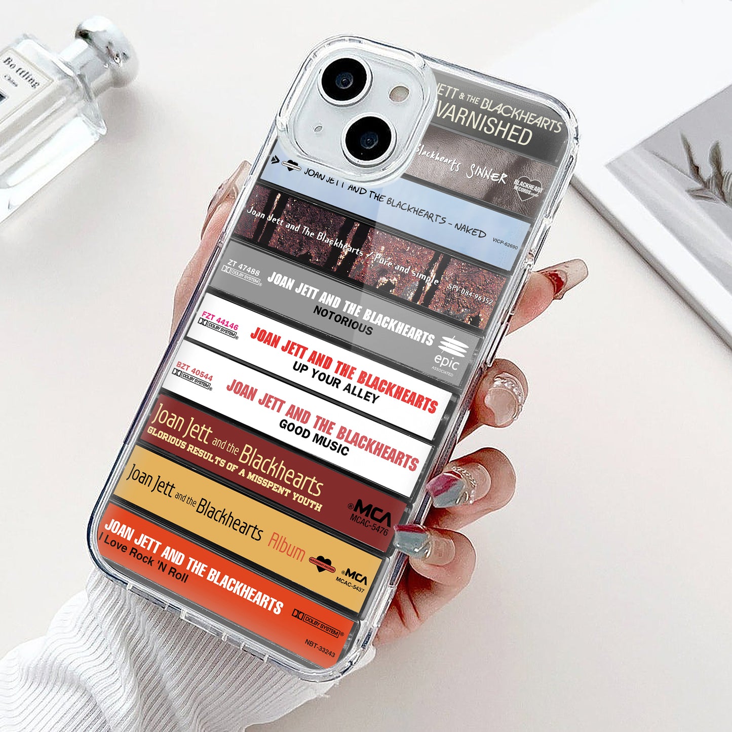 Joan Jett & The Blackhearts Albums Cassette Collection Retro Phone Case