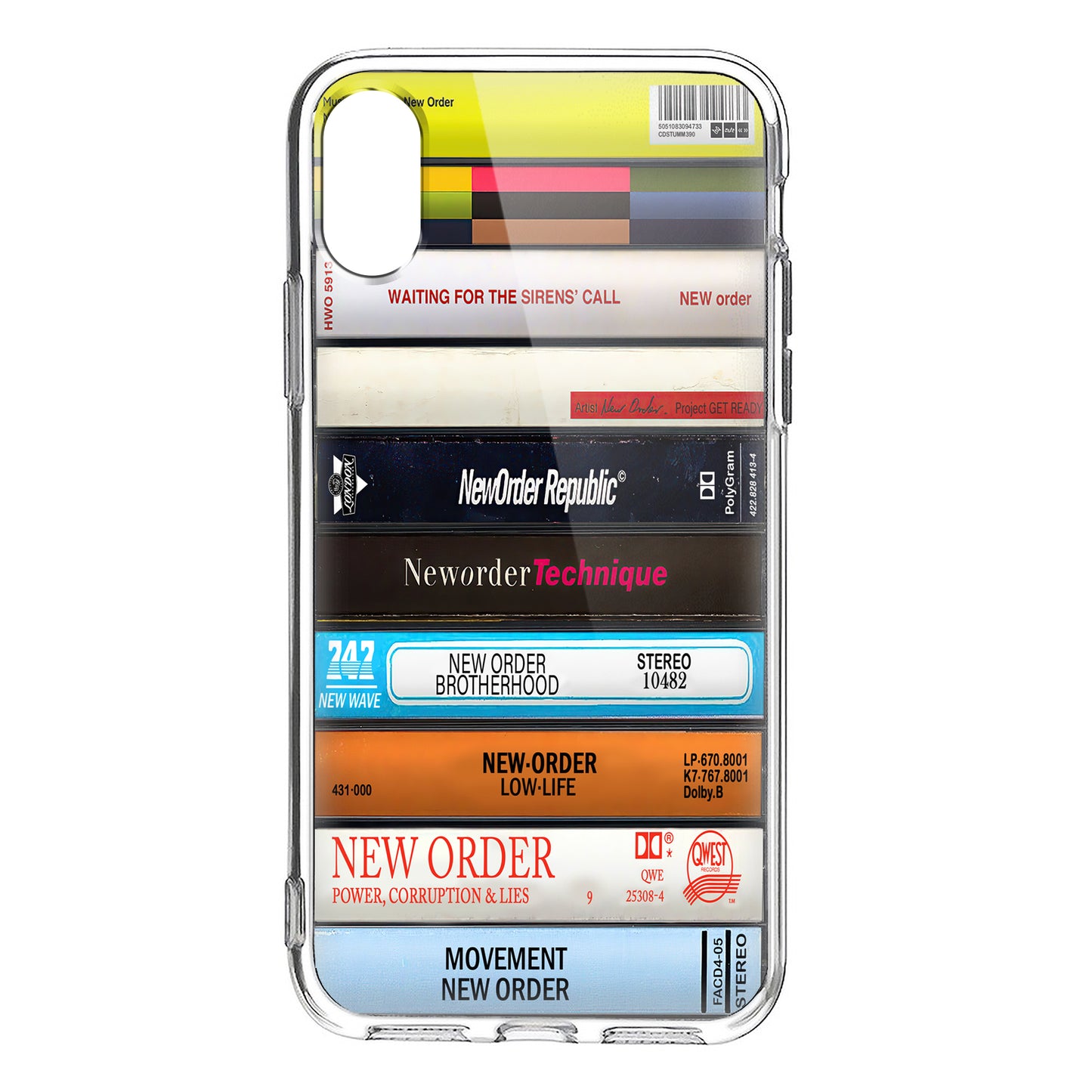 New Order Albums Cassette Collection Retro Phone Case