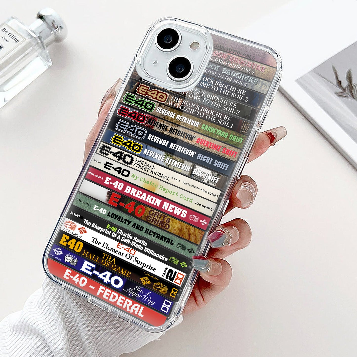 E-40 Albums Cassette Collection Retro Phone Case