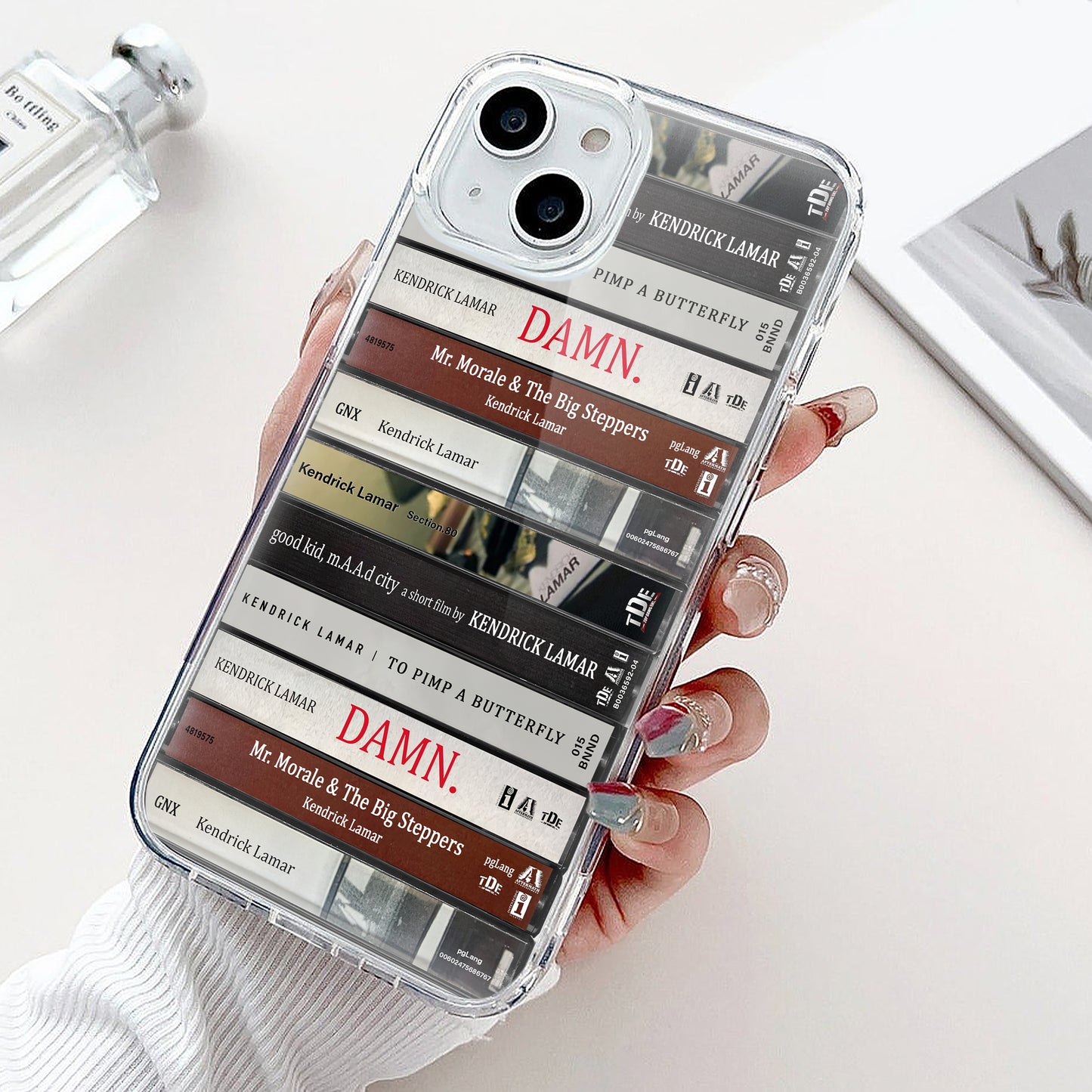Kendrick Lamar Albums Cassette Collection Retro Phone Case