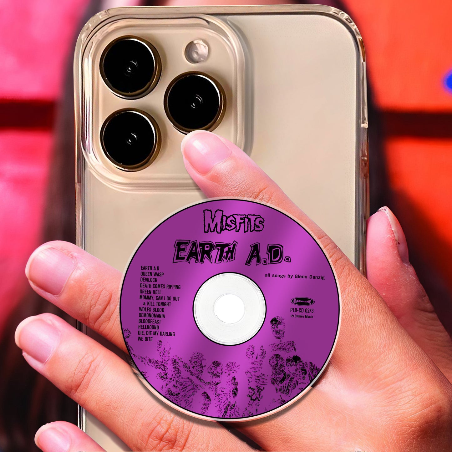 Earth A.D. CD Magnetic Phone Grip - Misfits