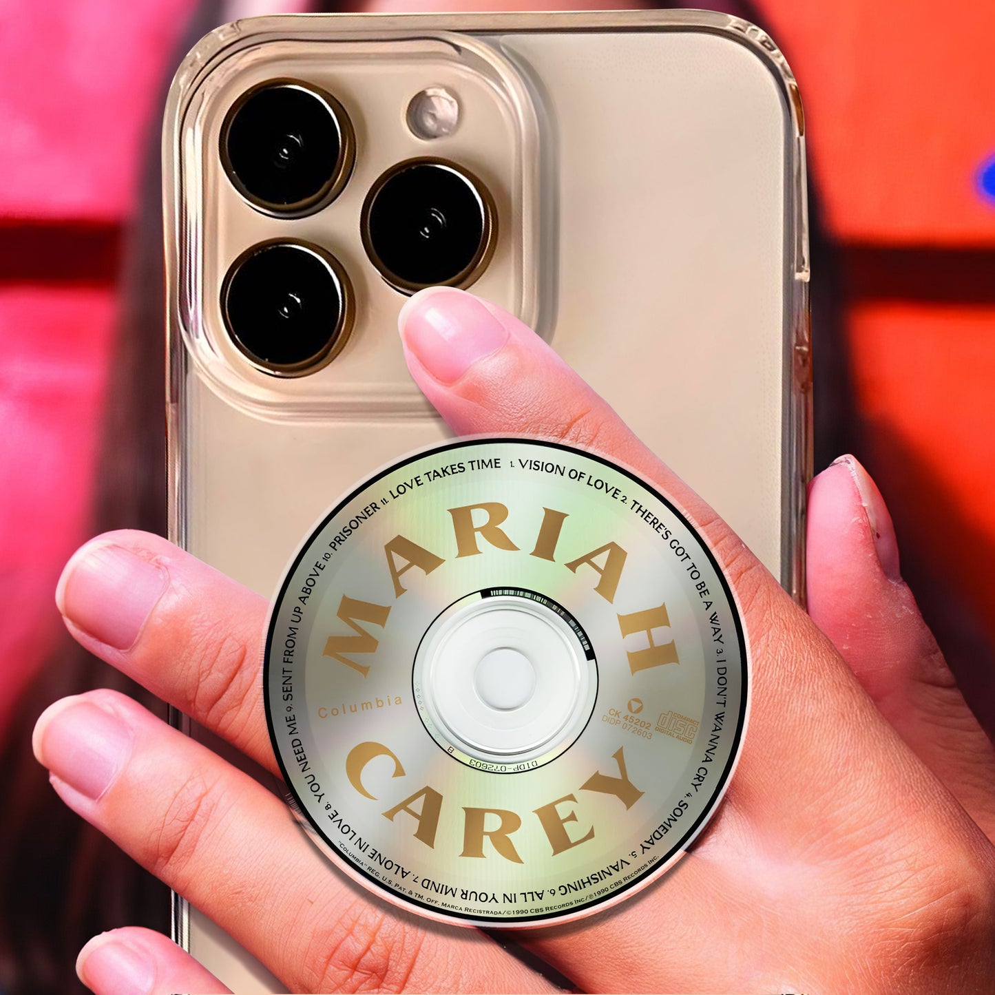 Mariah Carey CD Magnetic Phone Grip