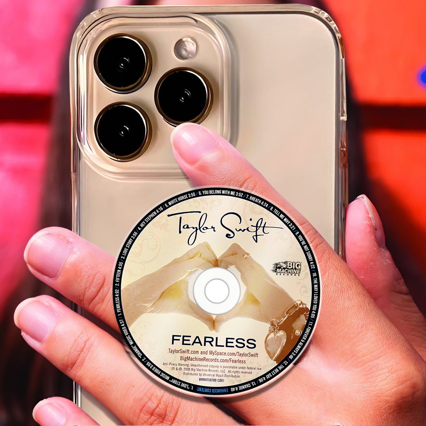 Fearless CD Magnetic Phone Grip - Taylor Swift