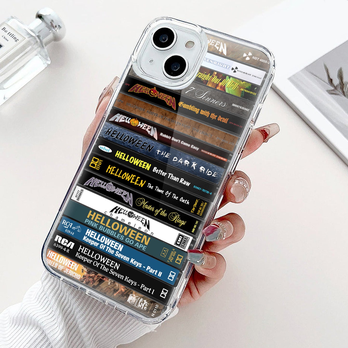 Helloween Albums Cassette Collection Retro Phone Case