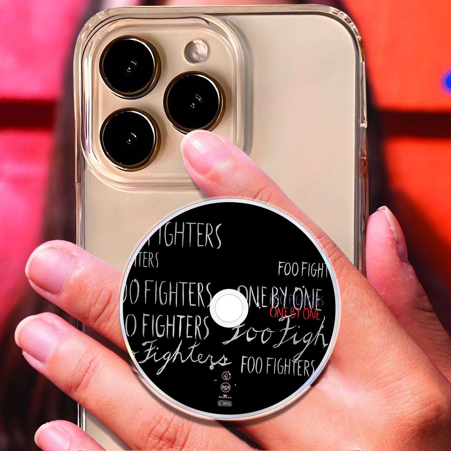 One By One CD Magnetic Phone Grip - Foo Fighters